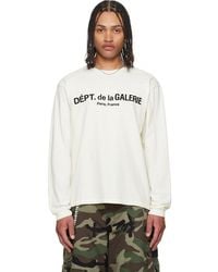 GALLERY DEPT. - Off- French Logo Lux Long Sleeve T-Shirt - Lyst