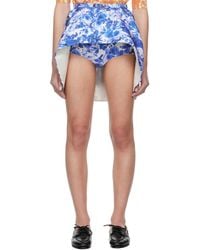 Bally - Silk Miniskirt - Lyst