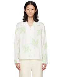 Bode - ホワイト Lily Of The Valley シャツ - Lyst