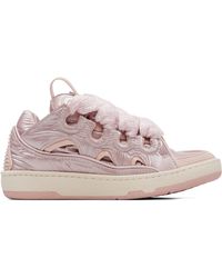 Lanvin - Nylon Curb Sneakers - Lyst