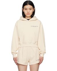 Sporty & Rich - Off-white Printed Hoodie - Lyst