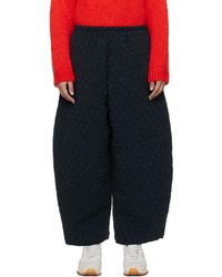 Cordera - Quilted Curved Trousers - Lyst