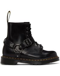 Dr. Martens Bottes noires 1460 Harness
