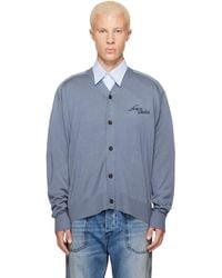 Acne Studios - Silk V-Neck Cardigan - Lyst