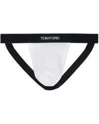 Tom Ford - Jacquard Logo Jock Strap - Lyst