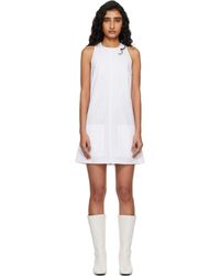 Courreges - Heritage Sleeveless Poplin Minidress - Lyst
