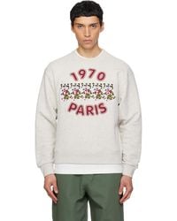 KENZO - Paris Wild Tiger' Embroidered Sweatshirt - Lyst