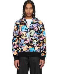 A Bathing Ape - Art Camo Shark Full Zip Hoodie - Lyst
