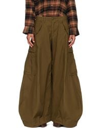 R13 - Khaki Siouxsie Field Cargo Jeans - Lyst