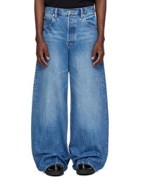 Alexander Wang - Surge Low Rise Wide Leg Jeans - Lyst