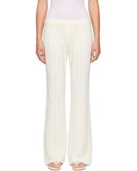 Skims - Sweater Knit Cable Straight Leg Lounge Pants - Lyst