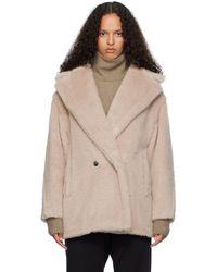 Max Mara - Olga Short Faux-Fur Coat - Lyst