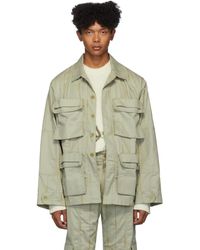 Jacquemus Beige La Chemise Ble Jacket - Multicolour