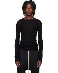 Rick Owens - Temple Rib Ls T-shirt - Lyst
