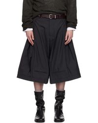 HODAKOVA - Upside Down Wide Trouser Shorts - Lyst