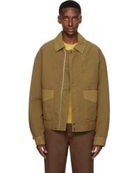 Dries Van Noten - Khaki Insulated Jacket - Lyst