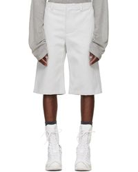 Rier - Off- Gabardine Utility Shorts - Lyst