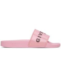 Givenchy - Logo Flat Sandals - Lyst