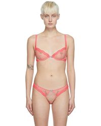 Fleur du Mal - Soutien-gorge dotty rose - Lyst