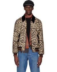 Valentino - Wool Drape Vgold Bomber Jacket - Lyst