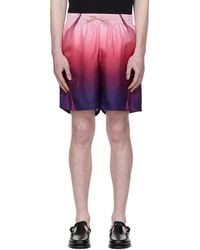 CASABLANCA - Gradient Silk Shorts - Lyst