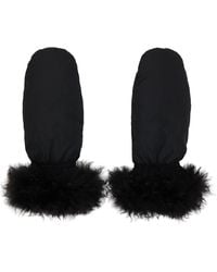 Yves Salomon - Trim Mittens - Lyst