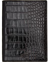 Tom Ford - Shiny Printed Croc T Line Passport Holder - Lyst