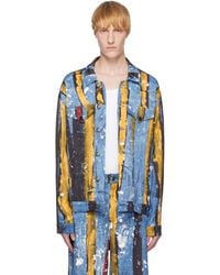 Charles Jeffrey - Silky Oversized 'Denim' Jacket - Lyst