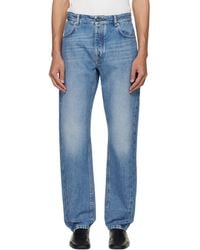 Givenchy - Couture Seam Straight Fit Shadow Washed Jeans - Lyst