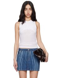 Jean Paul Gaultier - ホワイト Light Viscose Jersey タンクトップ - Lyst