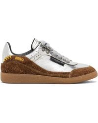 ANDERSSON BELL - Baskets Nero Argenté Et Brun - Lyst