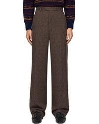 Dries Van Noten - Floral Crêpe Trousers - Lyst
