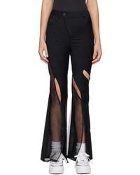 Feng Chen Wang - Cutout Trousers - Lyst