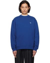 Adererror - ブルー Sig; Trs Tag 01 スウェットシャツ - Lyst