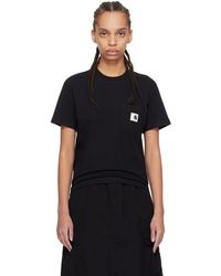 Carhartt - T-shirt noir à poche - Lyst