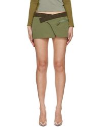 Miaou - Green Dali Miniskirt - Lyst