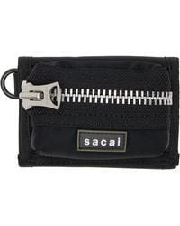 Sacai - Pocket Trifold Wallet - Lyst