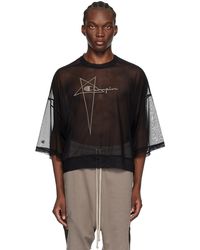 Rick Owens - Champion Edition Tommy Cropped T-Shirt - Lyst