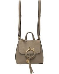 See By Chloé - Taupe Joan Backpack - Lyst