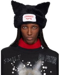 Charles Jeffrey - ブラック Fluffy Chunky Ears ビーニー - Lyst