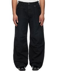 WOOYOUNGMI - 3D Wide Dyed Jeans - Lyst