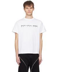 Mugler - White Appliqué T-shirt - Lyst