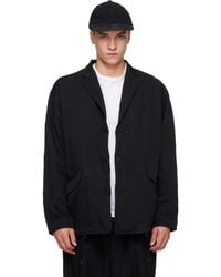 Comme des Garçons - Polyester Serge Blazer - Lyst