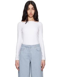 REMAIN Birger Christensen - Long Sleeve Jersey Top - Lyst