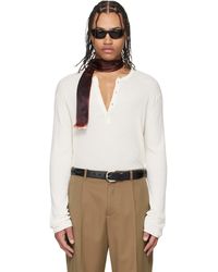 Our Legacy - Off- Fine Henley - Lyst