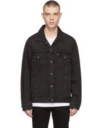 levis mens black jacket