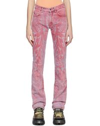 MadeMe - Ssense Exclusive Laser Butterfly Jeans - Lyst
