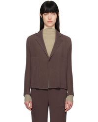 Issey Miyake - February Hatching Pleats Blazer - Lyst