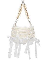 Chopova Lowena - Ssense Exclusive Wedding Mini Pearl Bag - Lyst