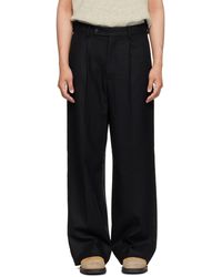 MM6 by Maison Margiela - Pleated Trousers - Lyst